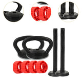 Maxbell Adjustable Kettlebell Handle Attachment Converter for Dumbbell to Kettlebell 2 Handle and 2 Bar