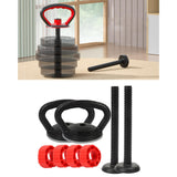 Maxbell Adjustable Kettlebell Handle Attachment Converter for Dumbbell to Kettlebell 2 Handle and 2 Bar
