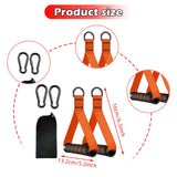 Maxbell 2 Pieces Exercise Handles for Cable Machine Pulleys Pilates Strength Trainer