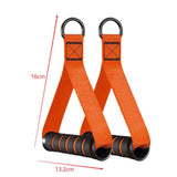 Maxbell 2 Pieces Exercise Handles for Cable Machine Pulleys Pilates Strength Trainer