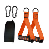 Maxbell 2 Pieces Exercise Handles for Cable Machine Pulleys Pilates Strength Trainer