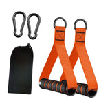 Maxbell 2 Pieces Exercise Handles for Cable Machine Pulleys Pilates Strength Trainer