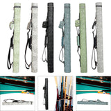 Maxbell Billiard Stick Carrying Case 2 Holes Wear Resistant Portable Pool Stick Case Green