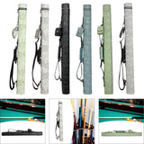 Maxbell Billiard Stick Carrying Case 2 Holes Wear Resistant Portable Pool Stick Case Green