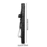 Maxbell Pool Stick Case 2 Holes Compact Portable Zipper Billiard Stick Carrying Case Black