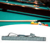Maxbell Pool Stick Case 2 Holes Compact Portable Zipper Billiard Stick Carrying Case Blue
