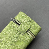 Maxbell Pool Stick Case 2 Holes Compact Portable Zipper Billiard Stick Carrying Case Green