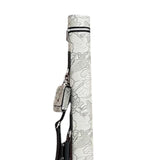 Maxbell Pool Stick Case 2 Holes Compact Portable Zipper Billiard Stick Carrying Case Grey