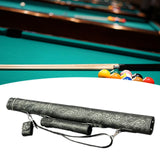 Maxbell Pool Stick Case 2 Holes Anti Scratch Heavy Duty Billiard Stick Carrying Case Black