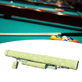 Maxbell Pool Stick Case 2 Holes Anti Scratch Heavy Duty Billiard Stick Carrying Case Green