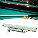 Maxbell Pool Stick Case 2 Holes Anti Scratch Heavy Duty Billiard Stick Carrying Case Blue