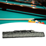 Maxbell Pool Stick Case 4 Holes Portable Wear Resistant Billiard Stick Carrying Case Black