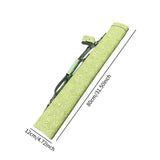 Maxbell Pool Stick Case 4 Holes Portable Wear Resistant Billiard Stick Carrying Case Green