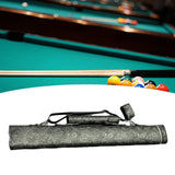Maxbell Billiard Stick Carrying Case 4 Holes Lightweight with Zipper Pool Stick Case Black