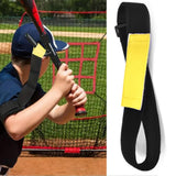 Maxbell Baseball Training Strap Accessories Hitting Equipment Baseball Swing Trainer black and yellow