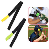 Maxbell Baseball Training Strap Accessories Hitting Equipment Baseball Swing Trainer black and yellow