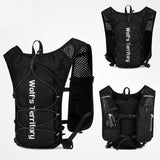 Maxbell Hydration Backpack with Adjustable Buckle for Riding Outdoor Sports Climbing Black