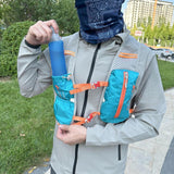 Maxbell Hydration Backpack with Adjustable Buckle for Riding Outdoor Sports Climbing Blue