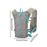 Maxbell Hydration Backpack with Adjustable Buckle for Riding Outdoor Sports Climbing Gray