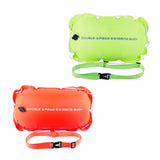Maxbell Swim Buoy Float for Open Water Swimmers with Belt for Camping Fishing Hiking orange
