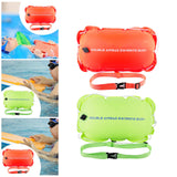 Maxbell Swim Buoy Float for Open Water Swimmers with Belt for Camping Fishing Hiking orange