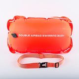 Maxbell Swim Buoy Float for Open Water Swimmers with Belt for Camping Fishing Hiking orange