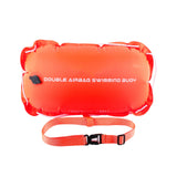 Maxbell Swim Buoy Float for Open Water Swimmers with Belt for Camping Fishing Hiking orange