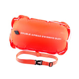 Maxbell Swim Buoy Float for Open Water Swimmers with Belt for Camping Fishing Hiking orange