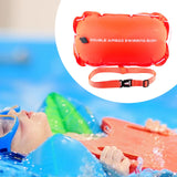 Maxbell Swim Buoy Float for Open Water Swimmers with Belt for Camping Fishing Hiking orange