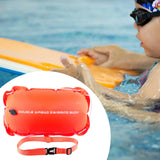 Maxbell Swim Buoy Float for Open Water Swimmers with Belt for Camping Fishing Hiking orange