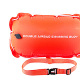 Maxbell Swim Buoy Float for Open Water Swimmers with Belt for Camping Fishing Hiking orange