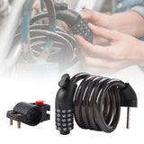 Maxbell Bicycle Cable Lock Accessories Combination Lock for Skateboards Gate Outdoor
