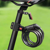 Maxbell Bicycle Cable Lock Accessories Combination Lock for Skateboards Gate Outdoor