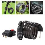 Maxbell Bicycle Cable Lock Accessories Combination Lock for Skateboards Gate Outdoor