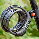 Maxbell Bicycle Cable Lock Accessories Combination Lock for Skateboards Gate Outdoor