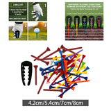 Maxbell Adjustable Golf Tee Height Tool with Ball Spikes Precision Tee Height Setter 4.2 cm Ball Spikes