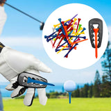 Maxbell Adjustable Golf Tee Height Tool with Ball Spikes Precision Tee Height Setter 5.4 cm Ball Spikes