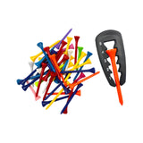 Maxbell Adjustable Golf Tee Height Tool with Ball Spikes Precision Tee Height Setter 5.4 cm Ball Spikes