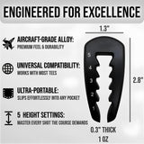 Maxbell Adjustable Golf Tee Height Tool with Ball Spikes Precision Tee Height Setter 5.4 cm Ball Spikes