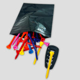 Maxbell Adjustable Golf Tee Height Tool with Ball Spikes Precision Tee Height Setter 5.4 cm Ball Spikes