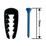 Maxbell Adjustable Golf Tee Height Tool with Ball Spikes Precision Tee Height Setter 7.0 cm Ball Spikes