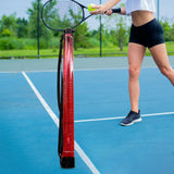 Maxbell Tennis Ball Pickup Tool Holder Outdoor Men Lightweight Tennis Ball Retriever Rose red