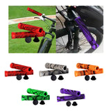 Maxbell 2 Pieces Bike Handlebar Grips DIY for Bike Road Bike Outdoor Activities Red