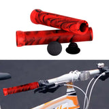 Maxbell 2 Pieces Bike Handlebar Grips DIY for Bike Road Bike Outdoor Activities Red