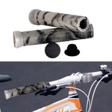Maxbell 2 Pieces Bike Handlebar Grips DIY for Bike Road Bike Outdoor Activities Grey