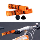 Maxbell 2 Pieces Bike Handlebar Grips DIY for Bike Road Bike Outdoor Activities Orange