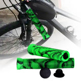 Maxbell 2 Pieces Bike Handlebar Grips DIY for Bike Road Bike Outdoor Activities Green