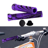 Maxbell 2 Pieces Bike Handlebar Grips DIY for Bike Road Bike Outdoor Activities Purple