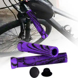 Maxbell 2 Pieces Bike Handlebar Grips DIY for Bike Road Bike Outdoor Activities Purple
