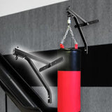 Maxbell Heavy Bag Hanger Rack Practical Wall Bracket for Indoor Kickboxing Taekwondo